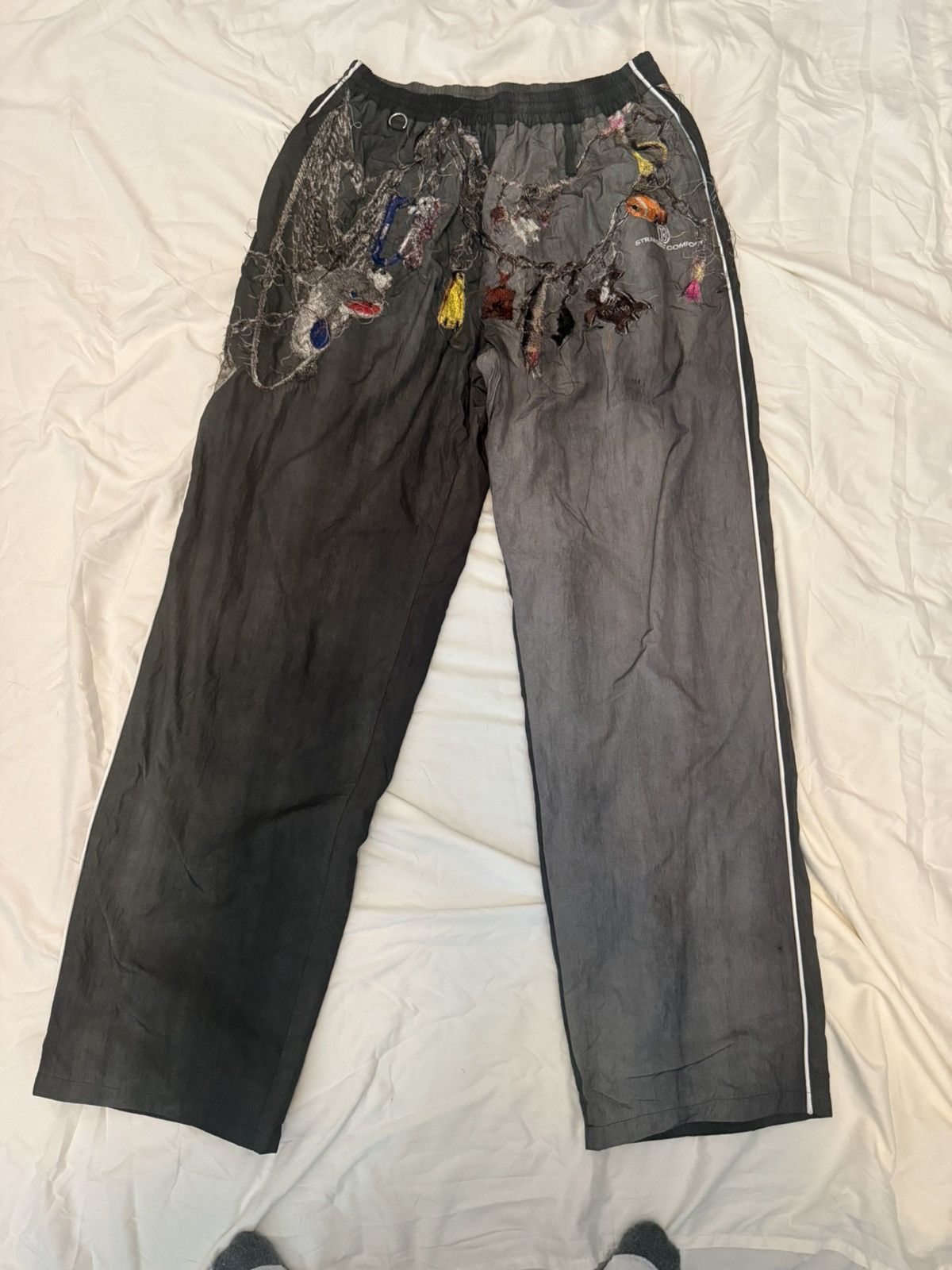 Doublet Doublet Embroidered Chain Track Pants Size US 38 / EU 54 - 1 Thumbnail
