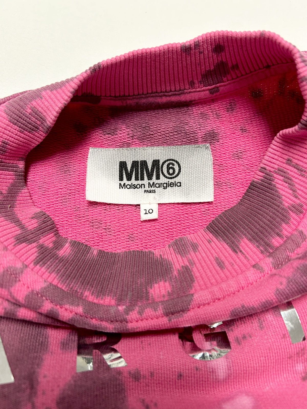 Maison Margiela SS2023 Foil Logo Cropped Crewneck Size US XS / EU 42 / 0 - 4 Thumbnail