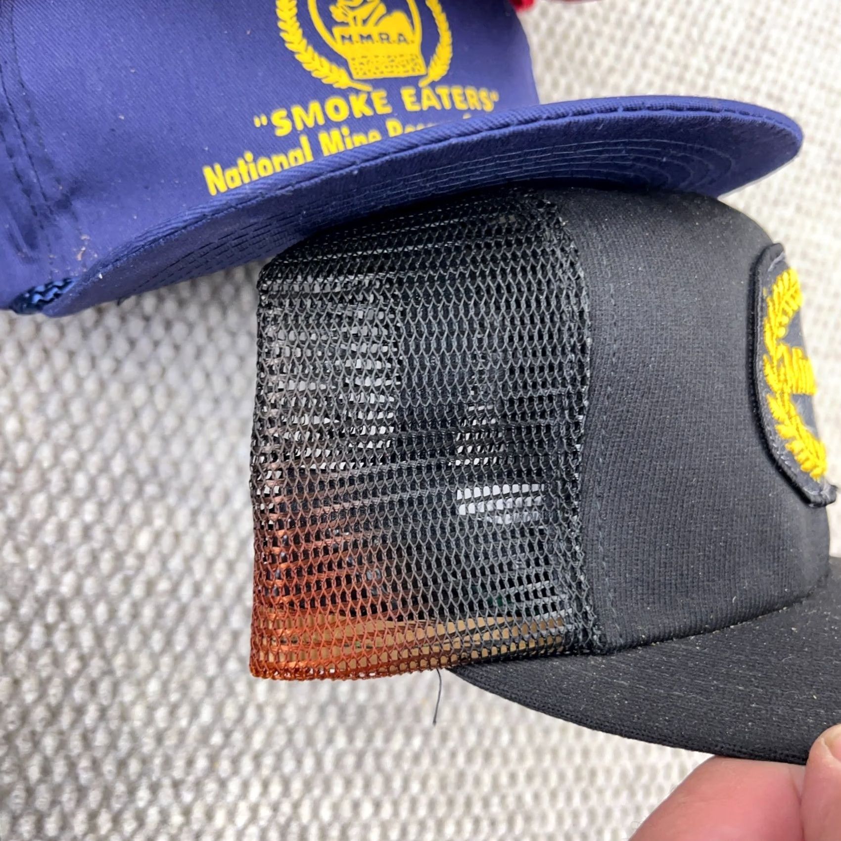 Coal VINTAGE USA Coal Mining Trucker Hat Lot Snapback Cap 80s 90s Rope Patch Logos S5 Adult Mens Size ONE SIZE - 6 Thumbnail