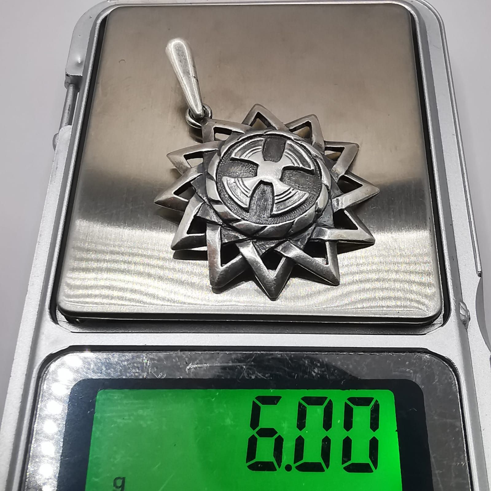 Sterling Silver Vintage Pendant Star 925 Sterling Silver Jewelry, Handmade Size ONE SIZE - 6 Thumbnail