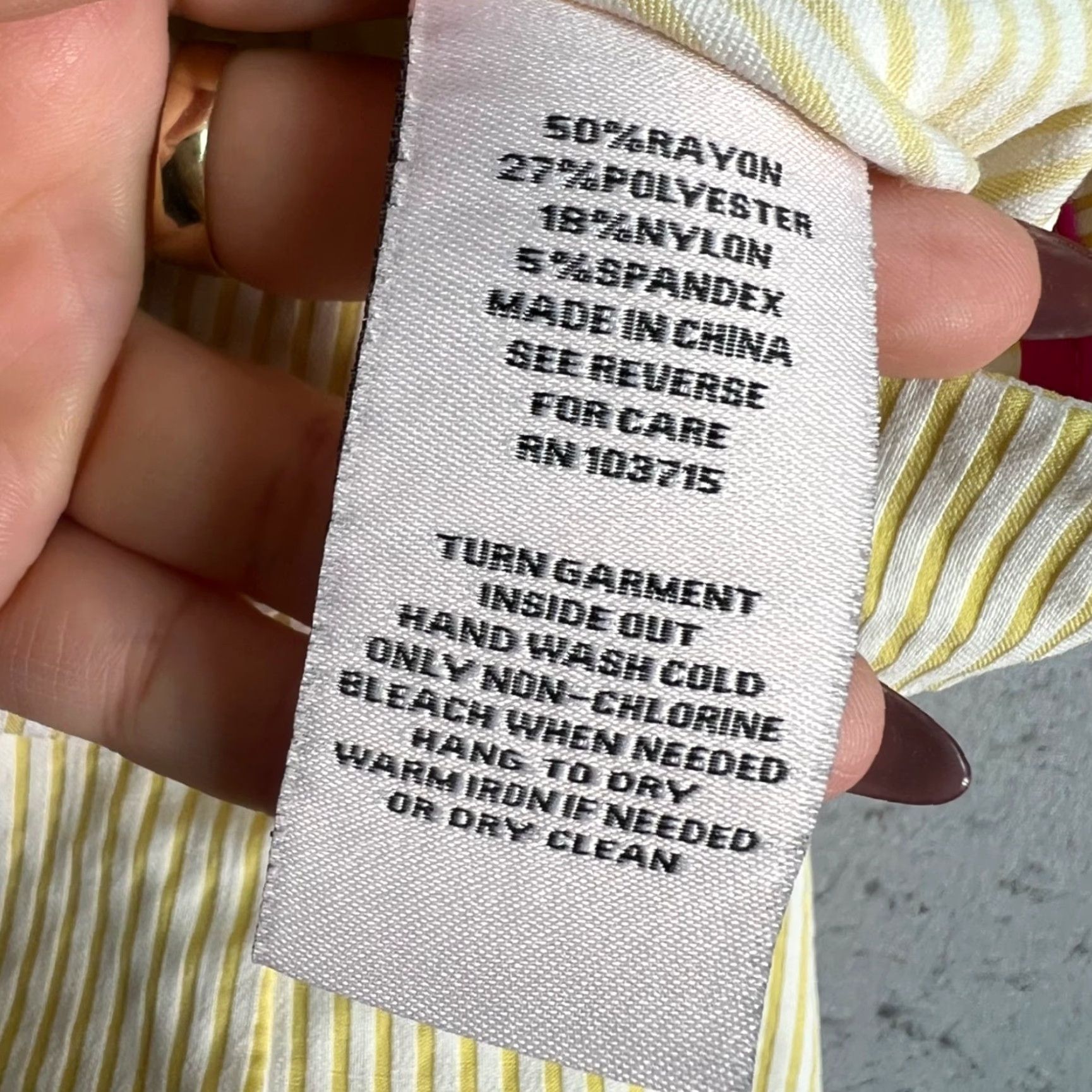 Nanette Lepore Nanette Lepore Pants Womens Size Large Yellow & White Striped Stretch Cropped Size 36" / US 14 / IT 50 - 4 Thumbnail