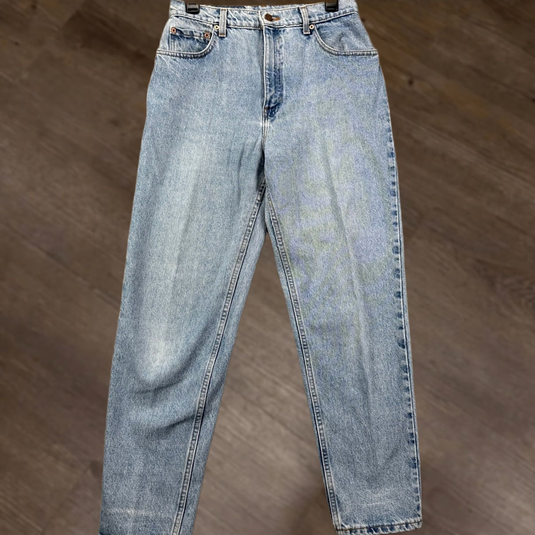Levi's VINTAGE Levi's 551 Womens Relaxed Jeans 10 Blue Acid Washed Tapered Made In USA Jeans Women Regular 28in Waist 30in Inseam Brown/Blue? Size 32" / US 10 / IT 46 - 1 Thumbnail
