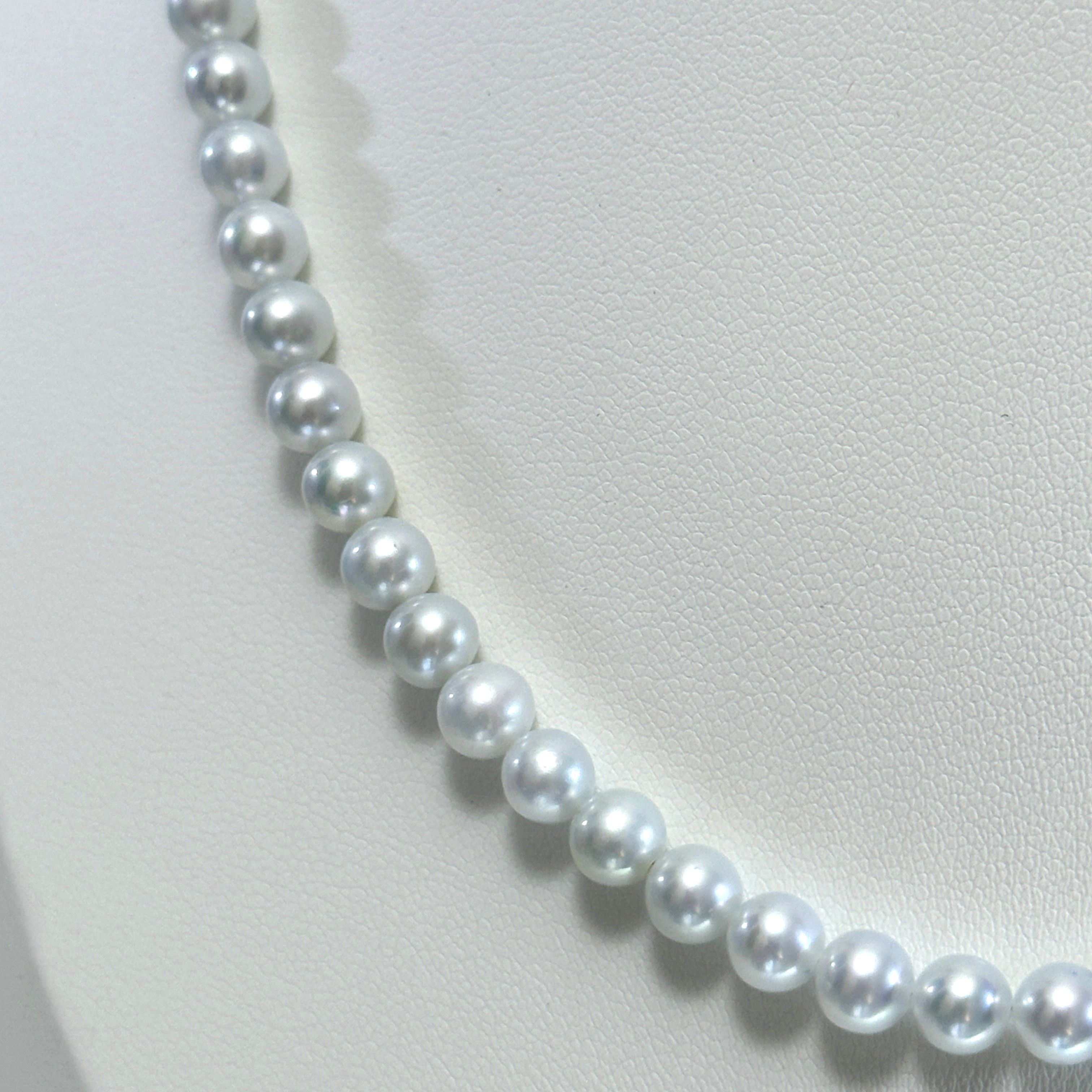 Designer Cold Blue Pearl Necklace Size ONE SIZE - 9 Thumbnail