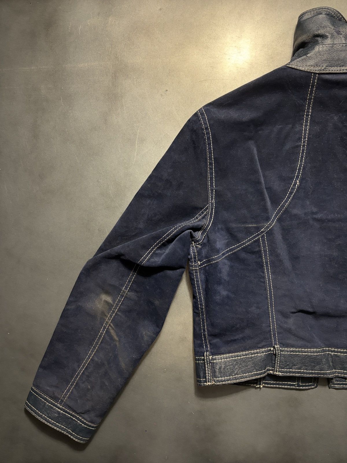 Vintage True Vintage Ricky Jacket Reversible Crop Two Tone Trucker Size US XS / EU 42 / 0 - 17 Thumbnail