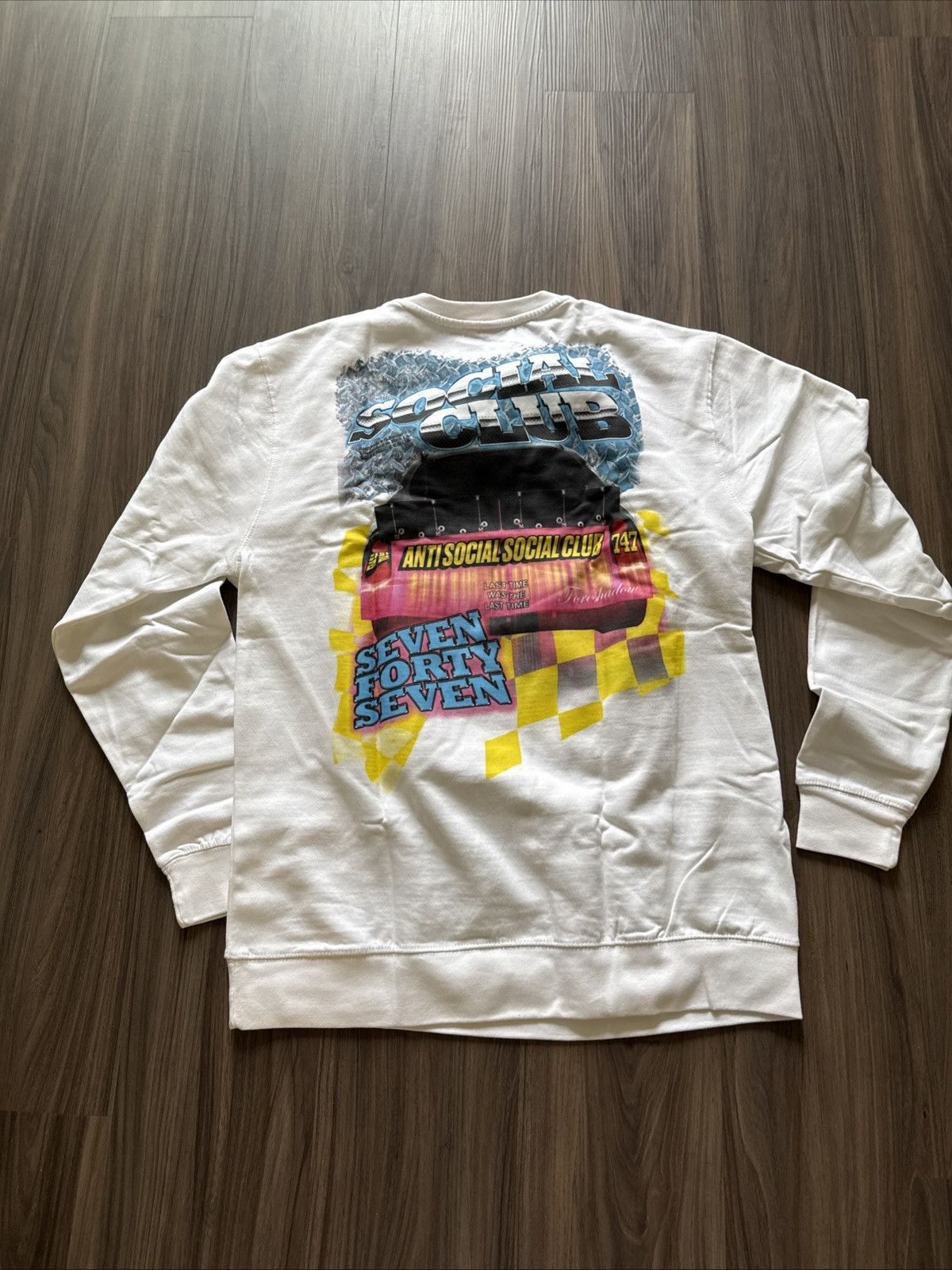 Anti Social Social Club × NASCAR Anti Social Social Club Speechless Crewneck White - Size L Size US L / EU 52-54 / 3 - 3 Thumbnail
