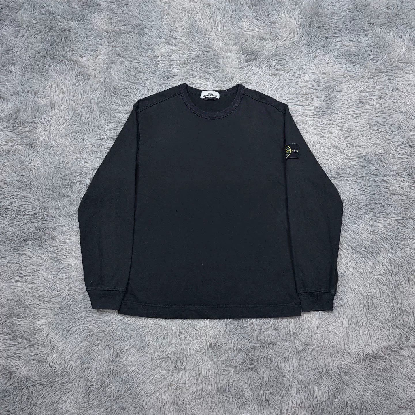 Stone Island Stone Island Black Sweatshirt Pullover Size US L / EU 52-54 / 3 - 1 Thumbnail