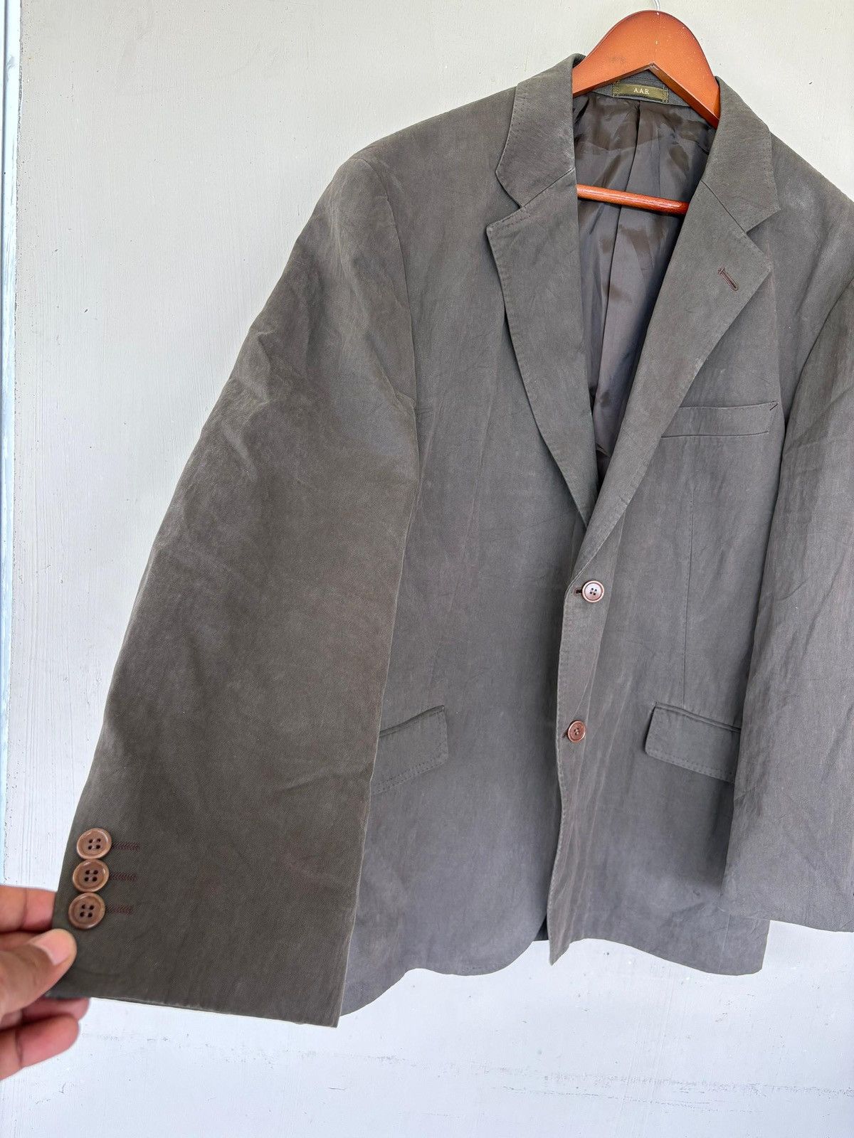 Yohji Yamamoto Vintage A.A.R Jacket Coat Yohji Yamamoto Retro stlye Size US XL / EU 56 / 4 - 2 Thumbnail