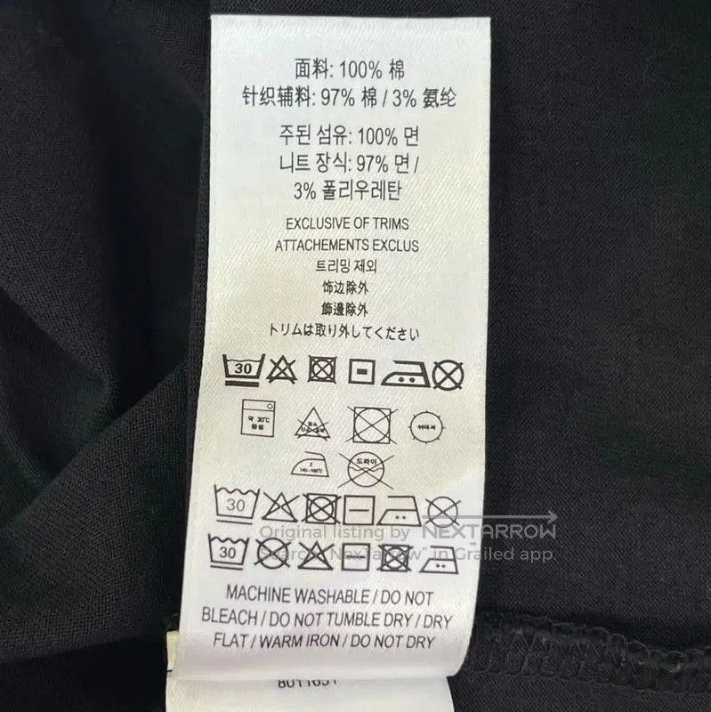 Burberry Burberry Black Cotton Short Sleeve T-Shirt. Size XS / US 0-2 / IT 36-38 - 7 Thumbnail