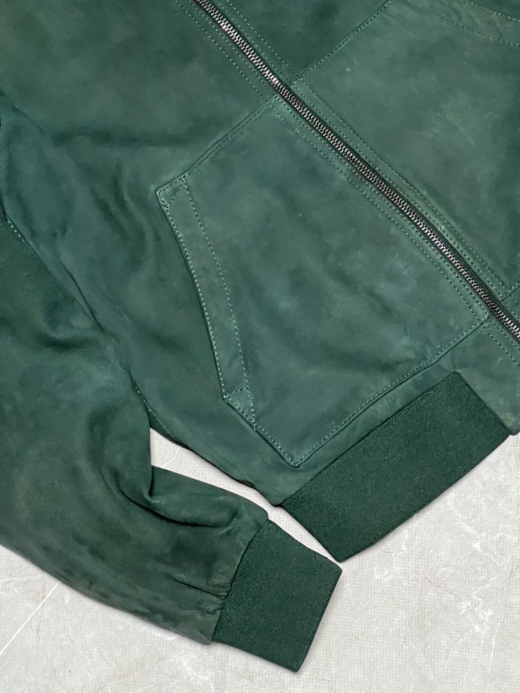 Emporio Armani Armani Leather smaragd jacket Size US M / EU 48-50 / 2 - 3 Thumbnail