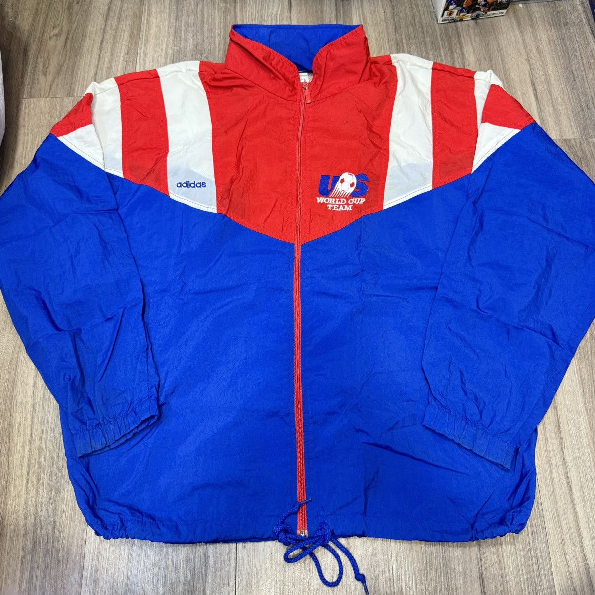 USA 92/94 adidas soccer team vintage light jacket