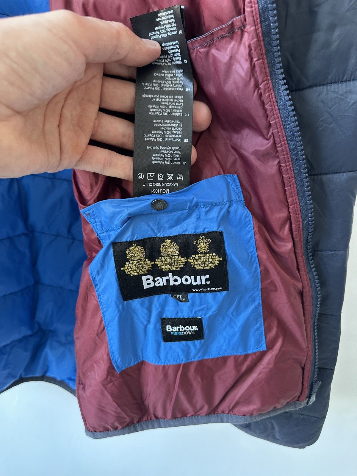 Barbour Barbour NIGG Quilt Fibredown Quilted Jacket Men’s size XL Size US XL / EU 56 / 4 - 10 Thumbnail