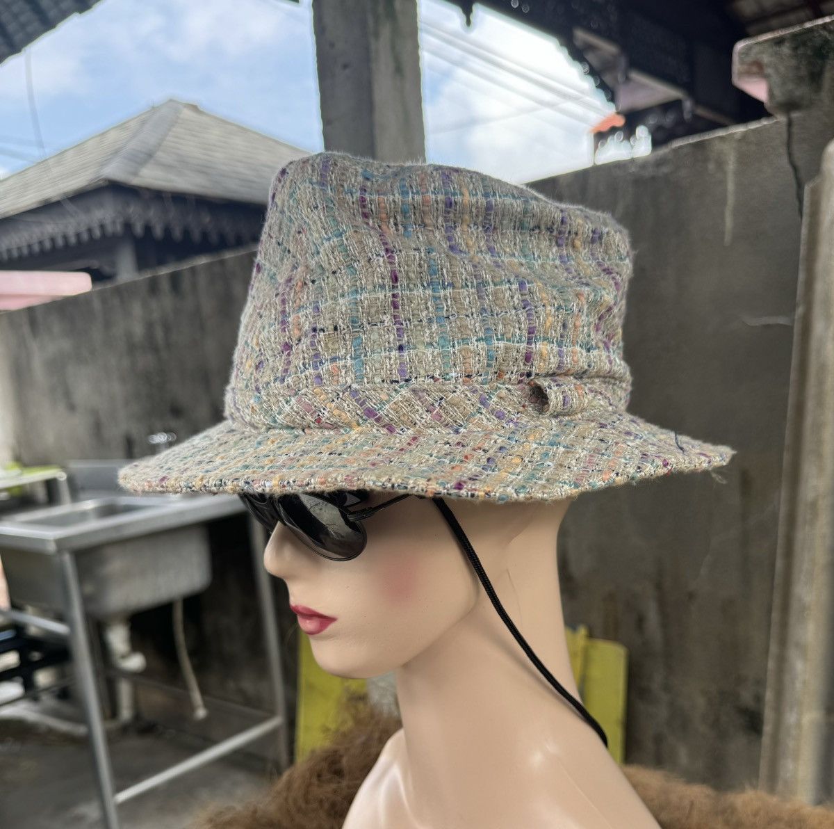 CA4LA × Japanese Brand Ca4la Tweed Bucket hat Size ONE SIZE - 3 Thumbnail