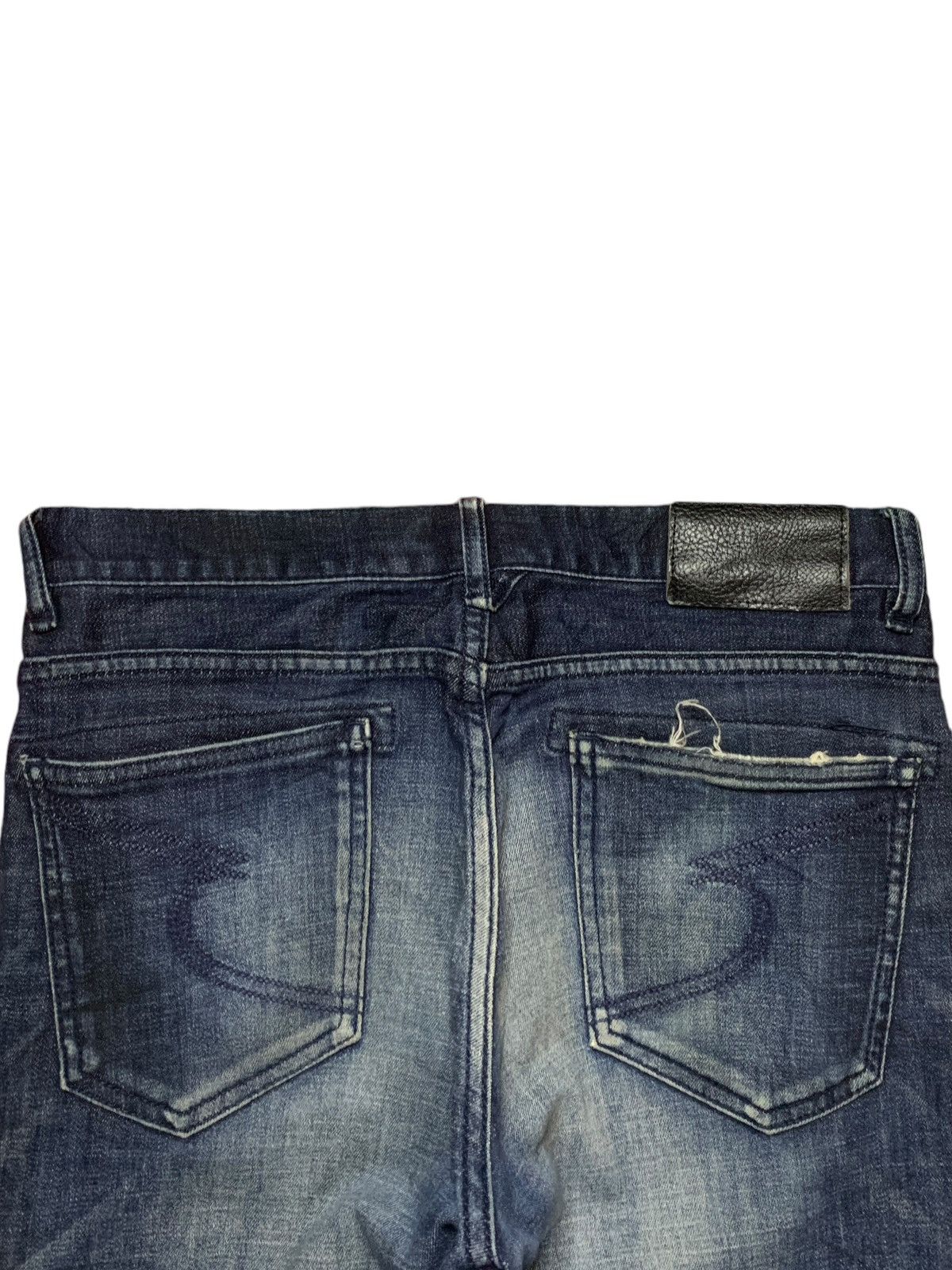 Japanese Brand × semanticdesign Vintage Japanese Semantic Design Indigo Mud Wash Jeans Size US 30 / EU 46 - 8 Thumbnail