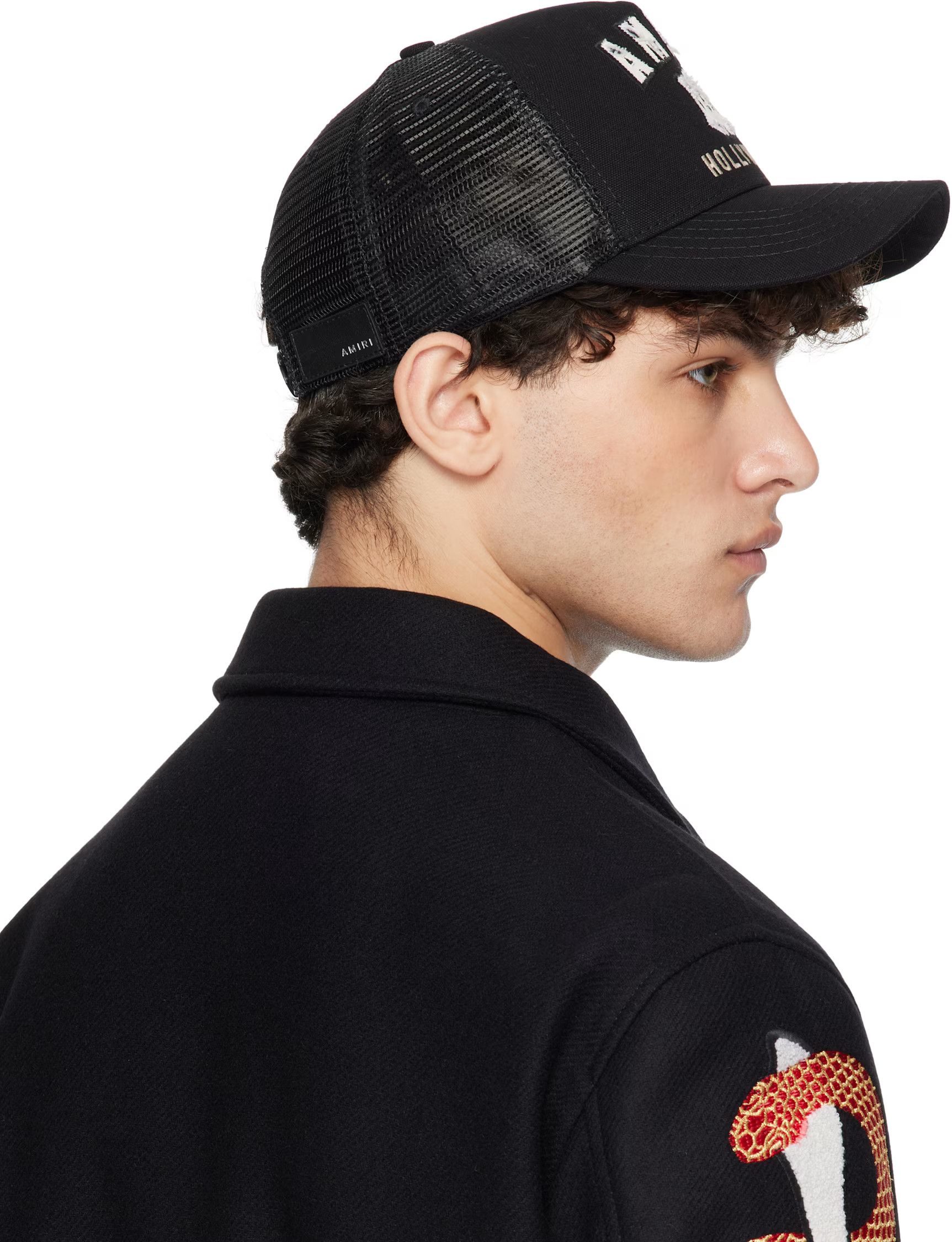 Amiri AMIRI Black 'MA' Hollywood Trucker Cap Size ONE SIZE - 3 Thumbnail