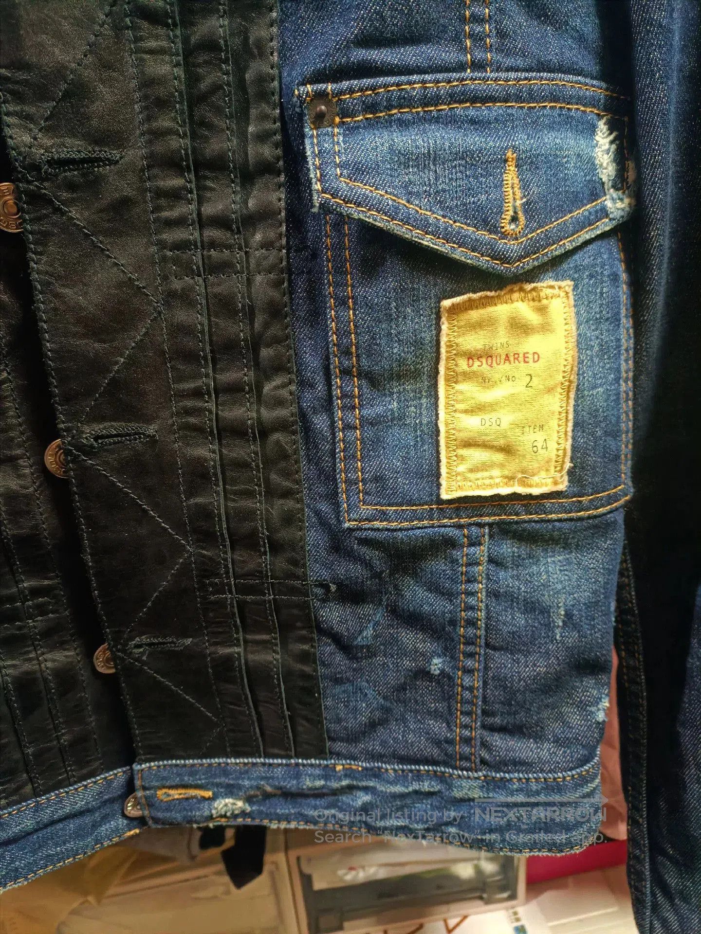 Dsquared2 Dsquared2 Limited Denim Short Jacket. Size US S / EU 44-46 / 1 - 6 Thumbnail