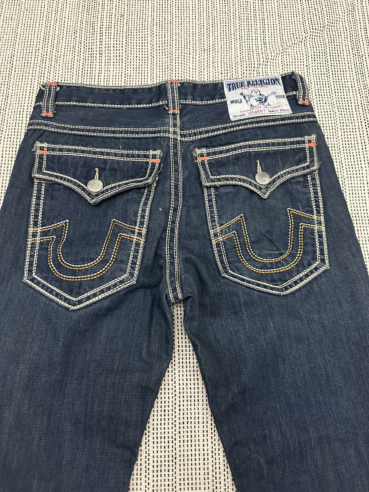 True Religion 🔥🔥🔥True Religion World Tour blue denim jeans Size US 32 / EU 48 - 3 Thumbnail