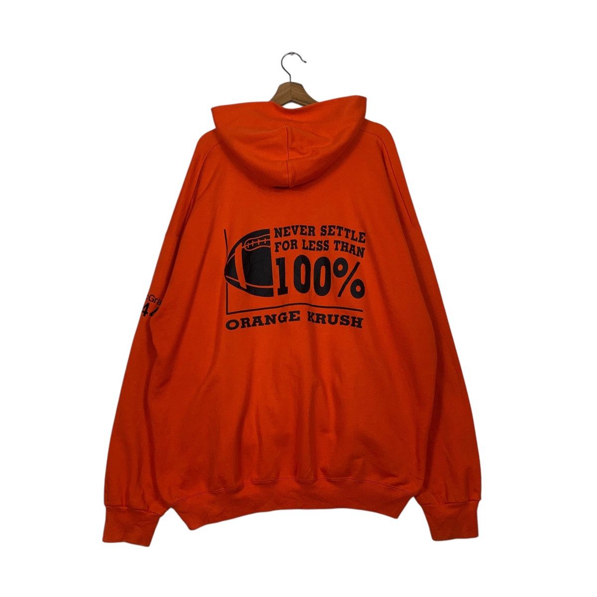 Augusta American Football Orange Krush Hoodie