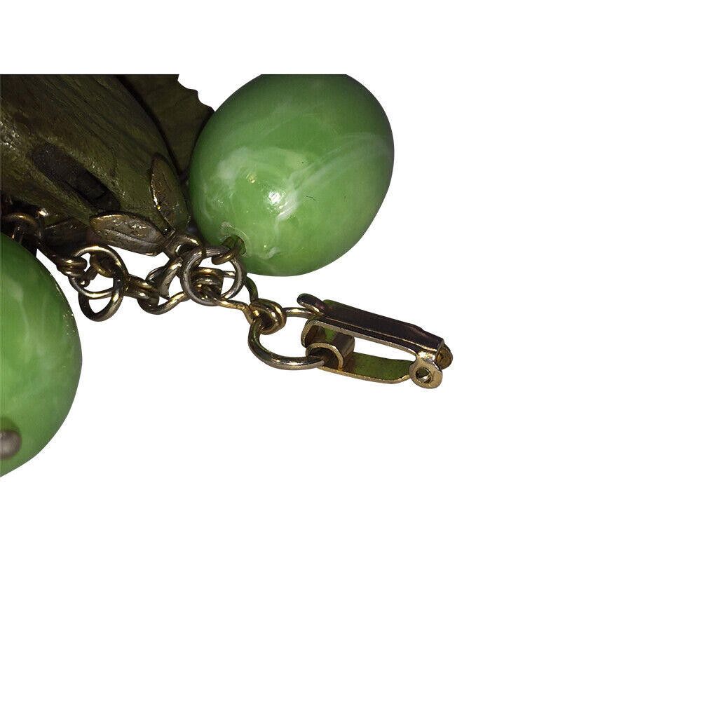Designer Rustic Vintage Lucite Wood and Plastic Charm Bracelet Size ONE SIZE - 4 Thumbnail