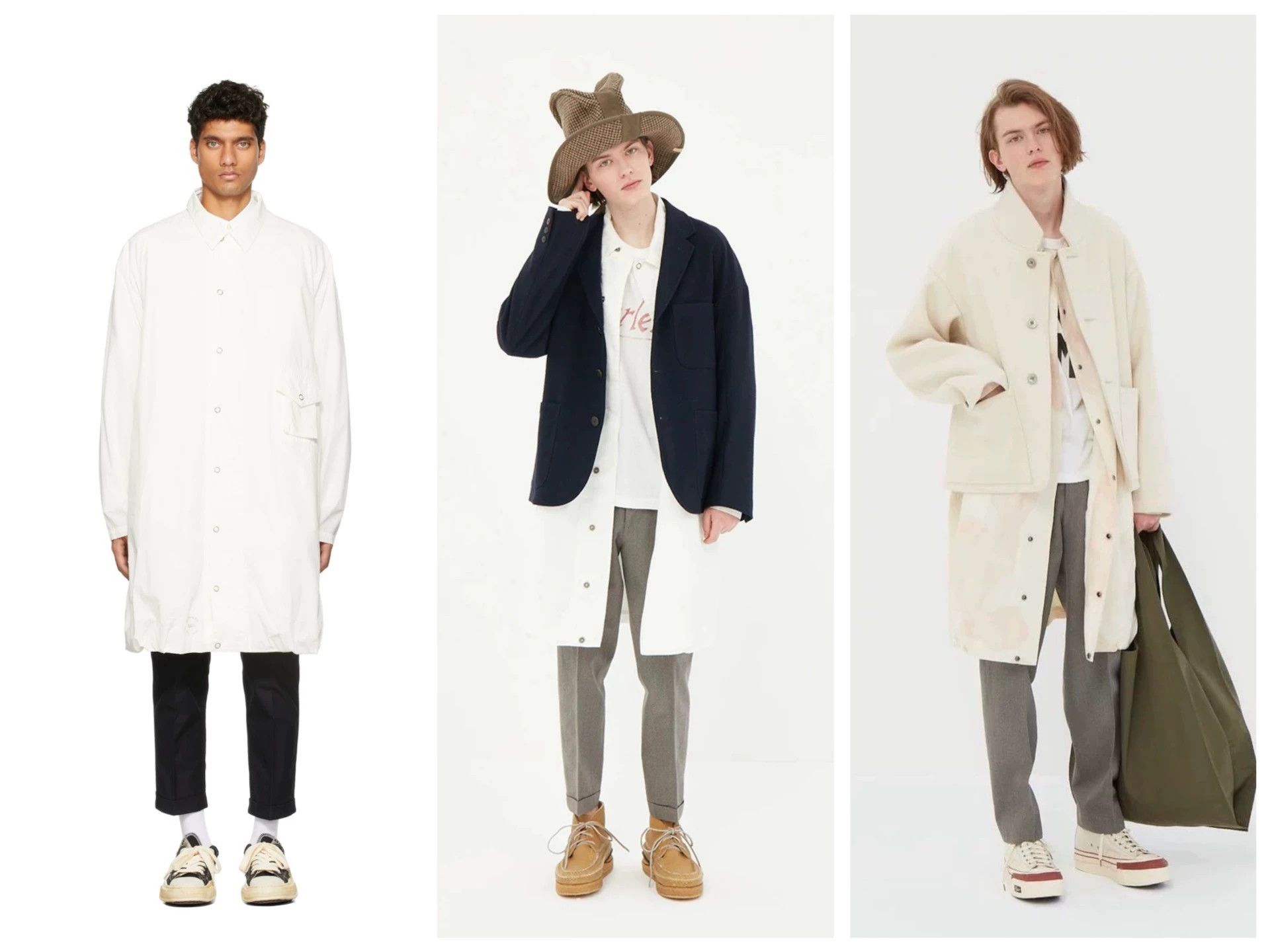 Visvim Visvim 21aw four winds white oversized coat Size US S / EU 44-46 / 1 - 9 Thumbnail