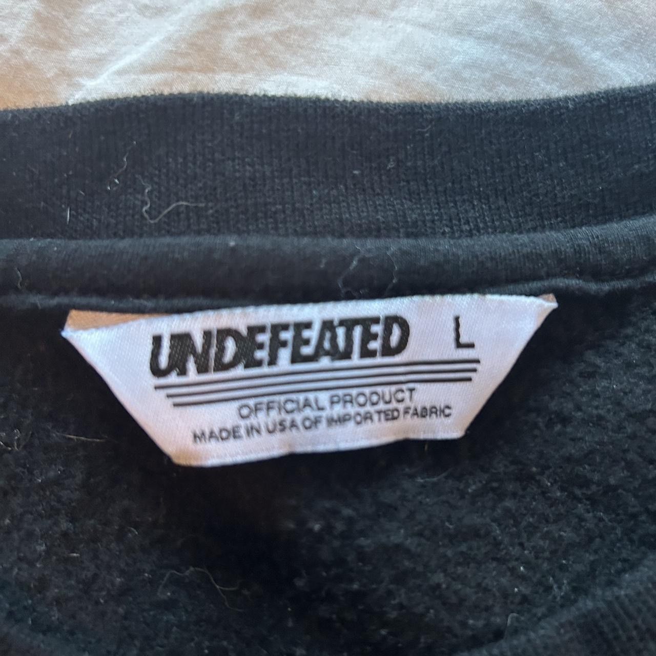 Undefeated Undefeated Black Logo Black Sweatshirt Size US L / EU 52-54 / 3 - 3 Thumbnail