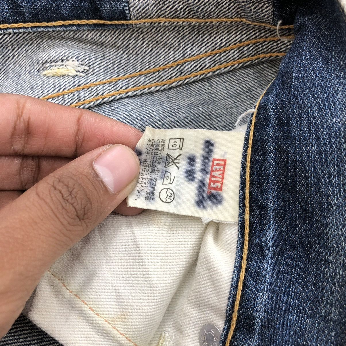 Levi's Vintage Clothing Vintage 70s Levis LVC Big E Distressed Selvedge Denim Size US 29 - 13 Thumbnail