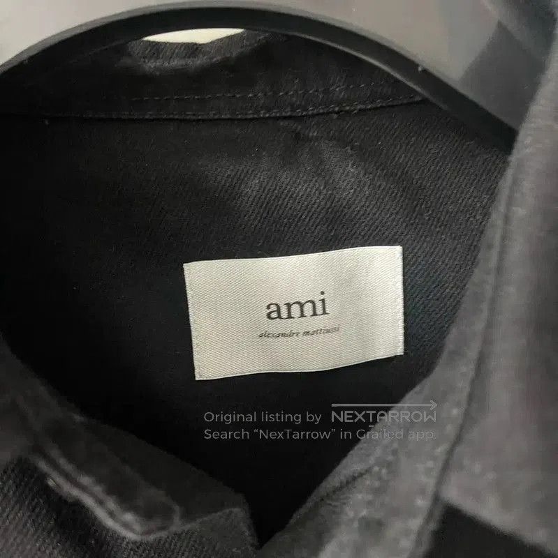 AMI AMI Black Long Sleeve Shirt for Men . Size US L / EU 52-54 / 3 - 3 Thumbnail