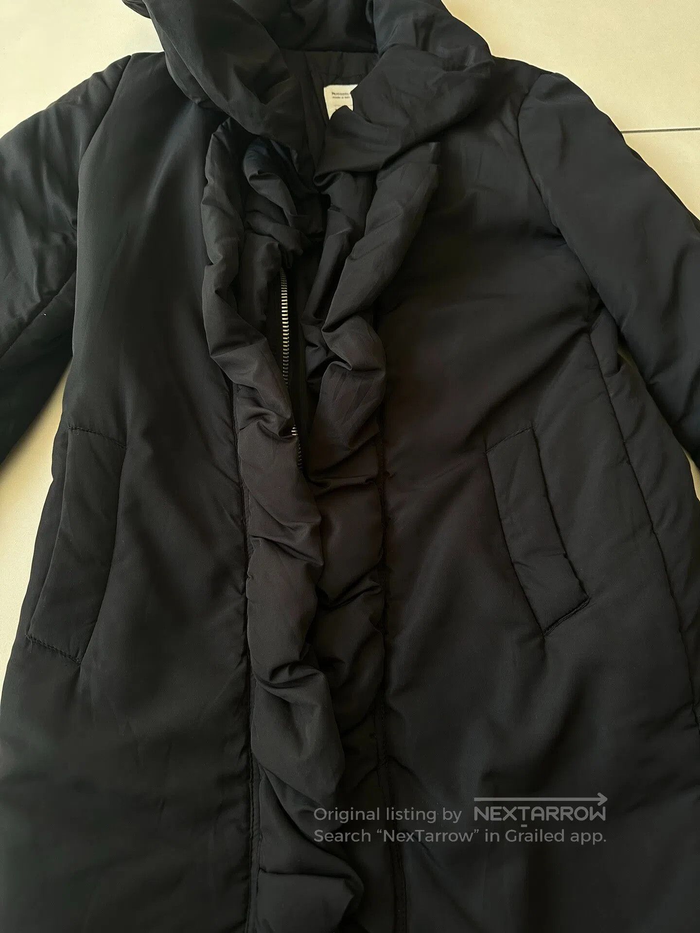 Hussein Chalayan HUSSEIN CHALAYAN Asymmetric pleated cotton jacket| Size L / US 10 / IT 46 - 3 Thumbnail