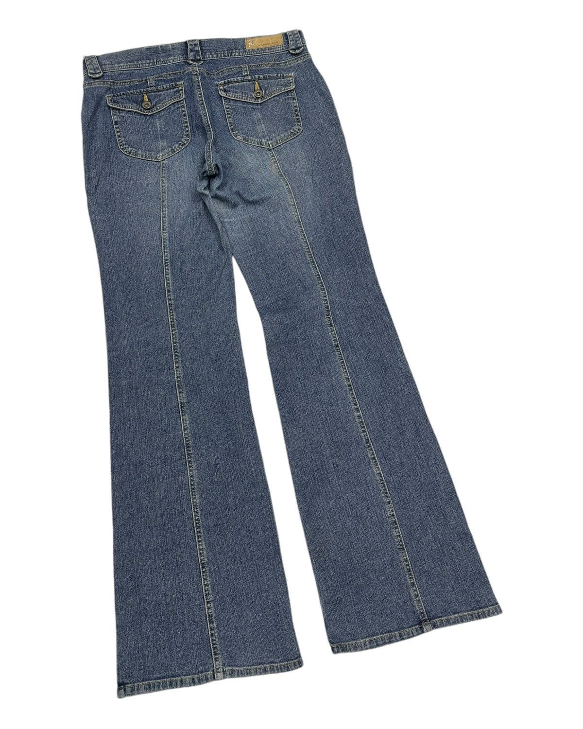 If Six Was Nine × Japanese Brand × Le Grande Bleu (L.G.B.) FLARE💥80s Style Kumikyoku Flare Bootcut Denim Jeans Size US 32 / EU 48 - 4 Thumbnail