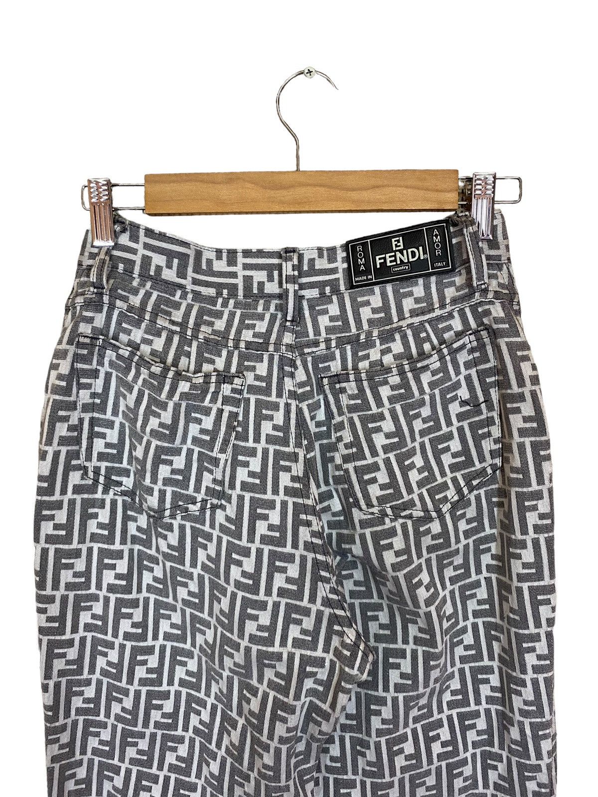 Fendi Vintage fendi pant zucca monogram Size US 28 / EU 44 - 4 Thumbnail