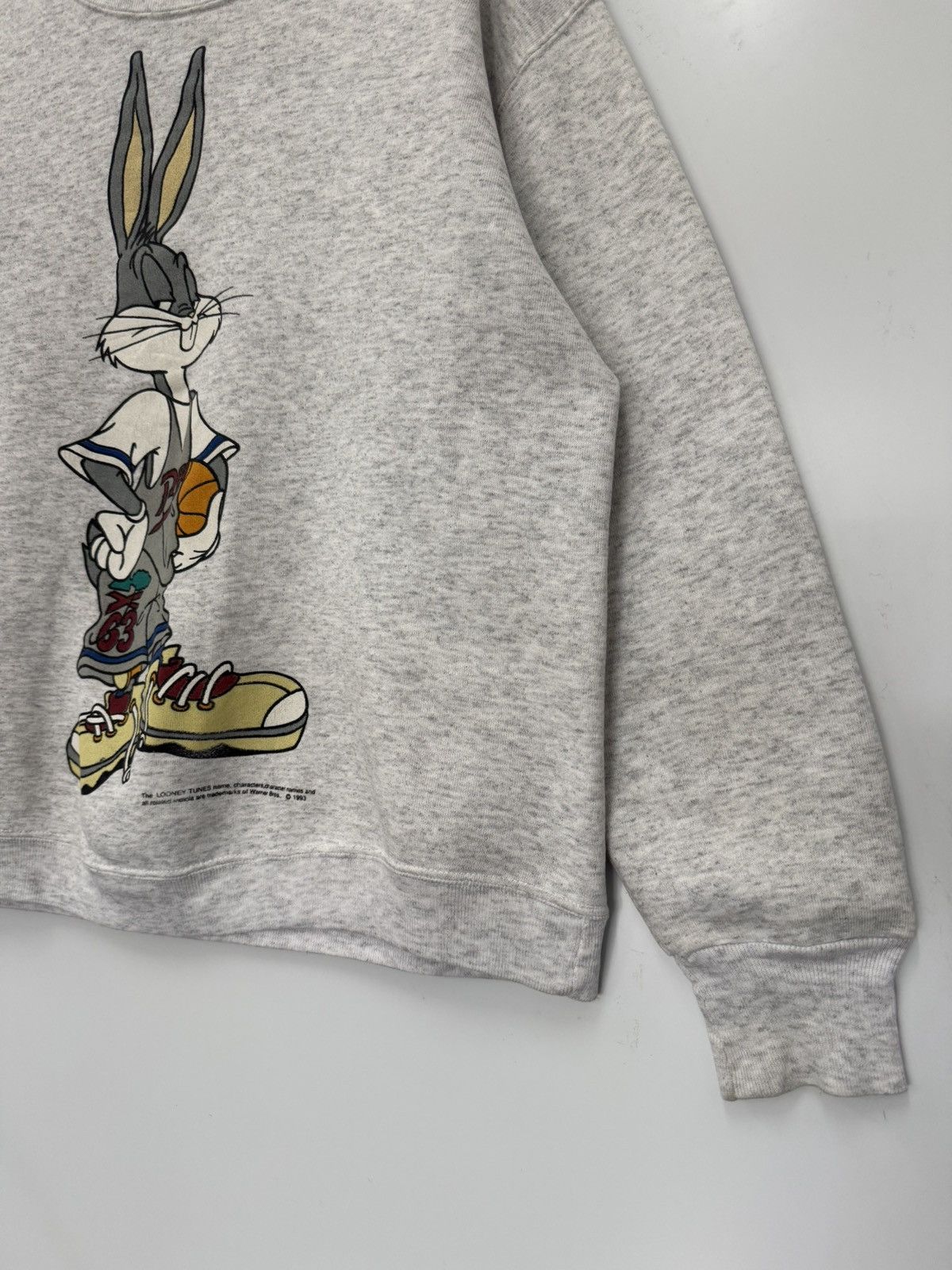 Delta 🏀 Vtg 1993 Space Jam Bugs Bunny On Court Sweatshirt - M Size US M / EU 48-50 / 2 - 2 Thumbnail