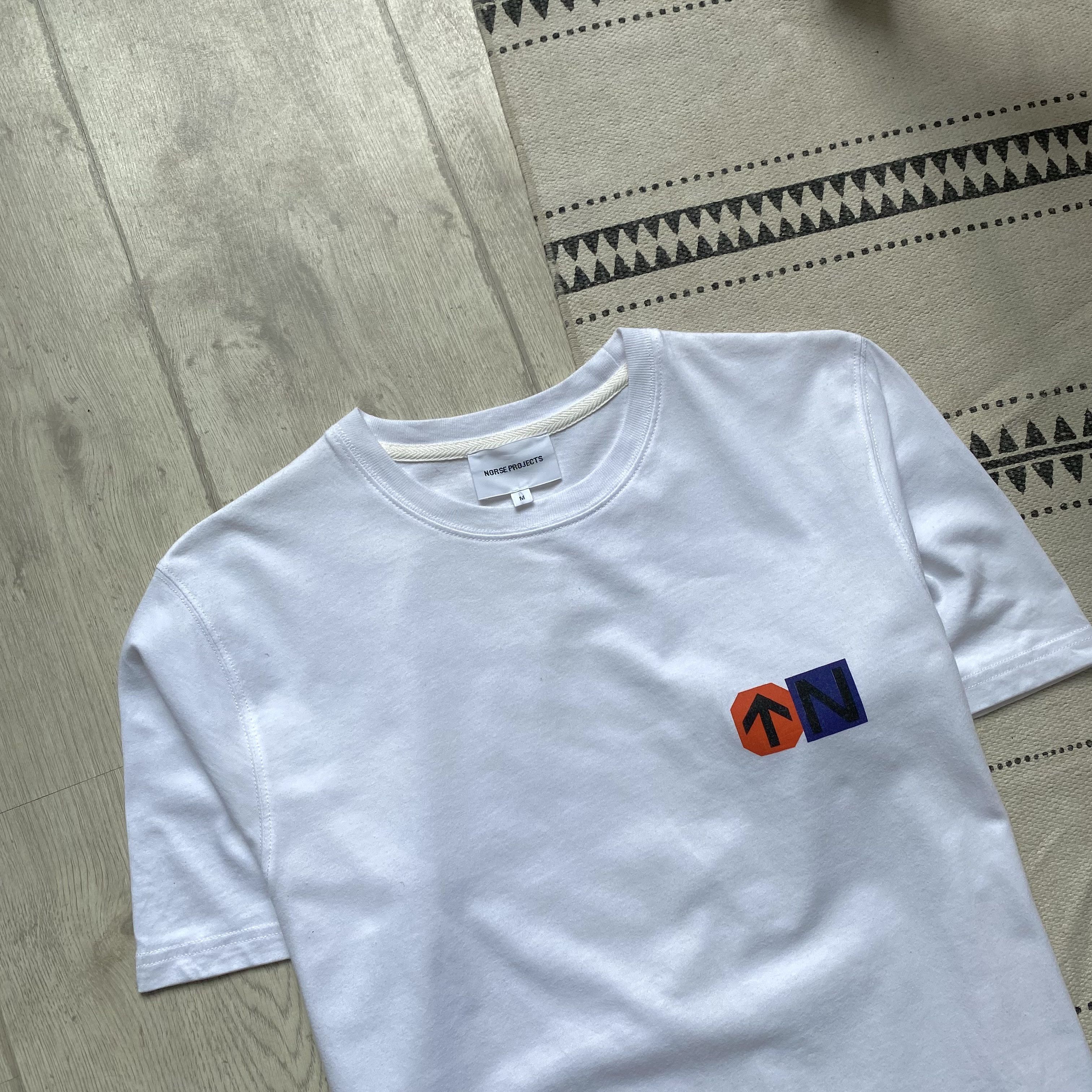 Norse Projects Norse Projects Tee White printed Sreetwear Size US M / EU 48-50 / 2 - 3 Thumbnail