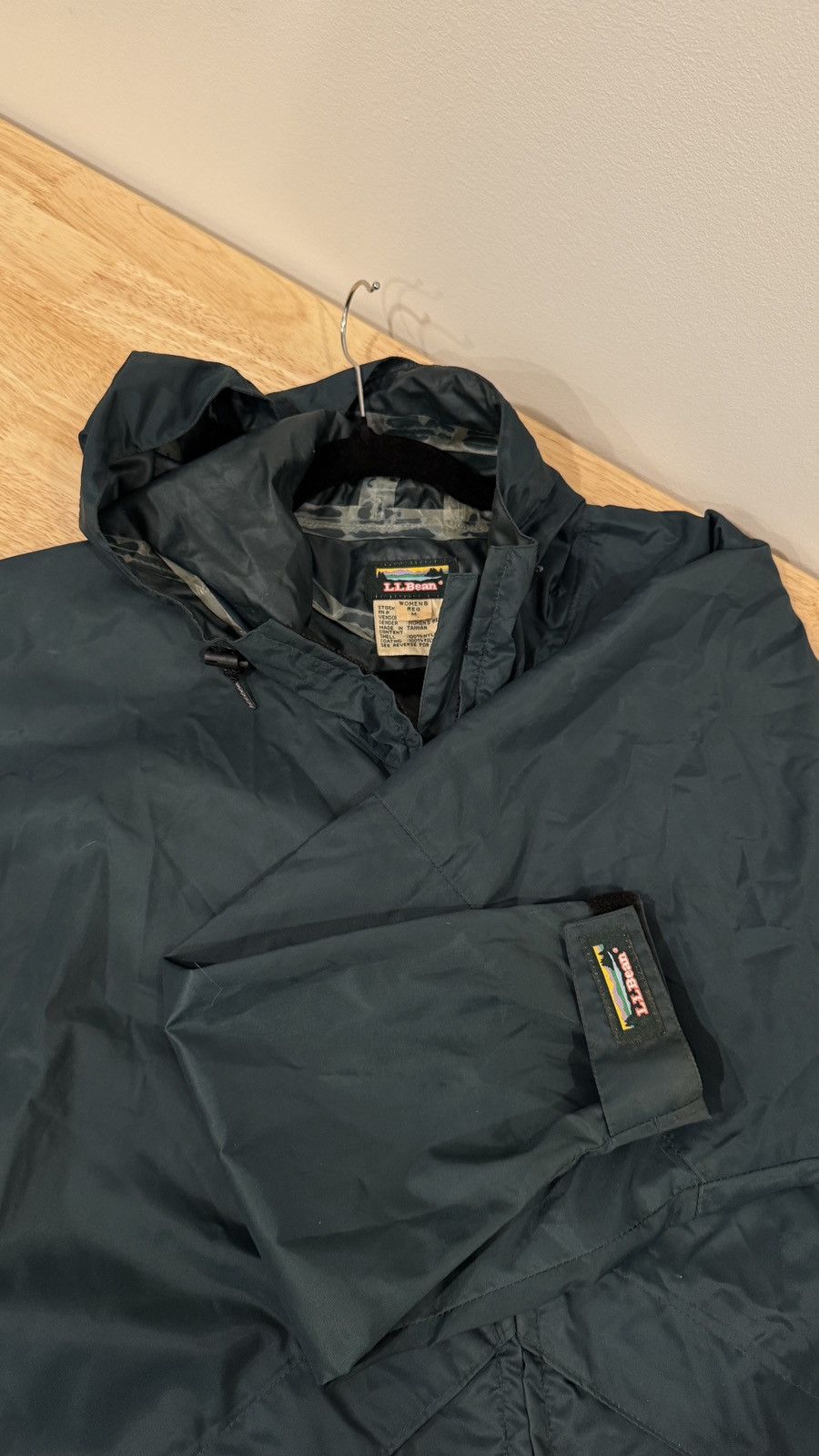 L.L. Bean × Vintage Forest Green Women’s Rain Jacket Size M / US 6-8 / IT 42-44 - 6 Thumbnail
