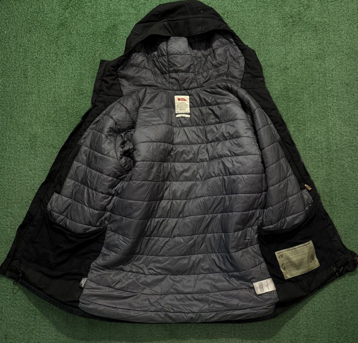 Fjallraven Fjallraven Skogso Black Parka Jacket G-1000 Size US L / EU 52-54 / 3 - 3 Thumbnail