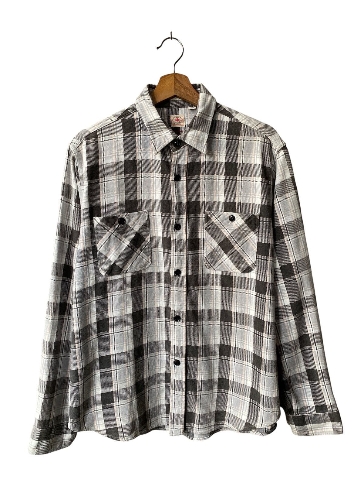 Sugar Cane Vintage Sugar Cane Japan Flannel Shirt Size US L / EU 52-54 / 3 - 1 Thumbnail