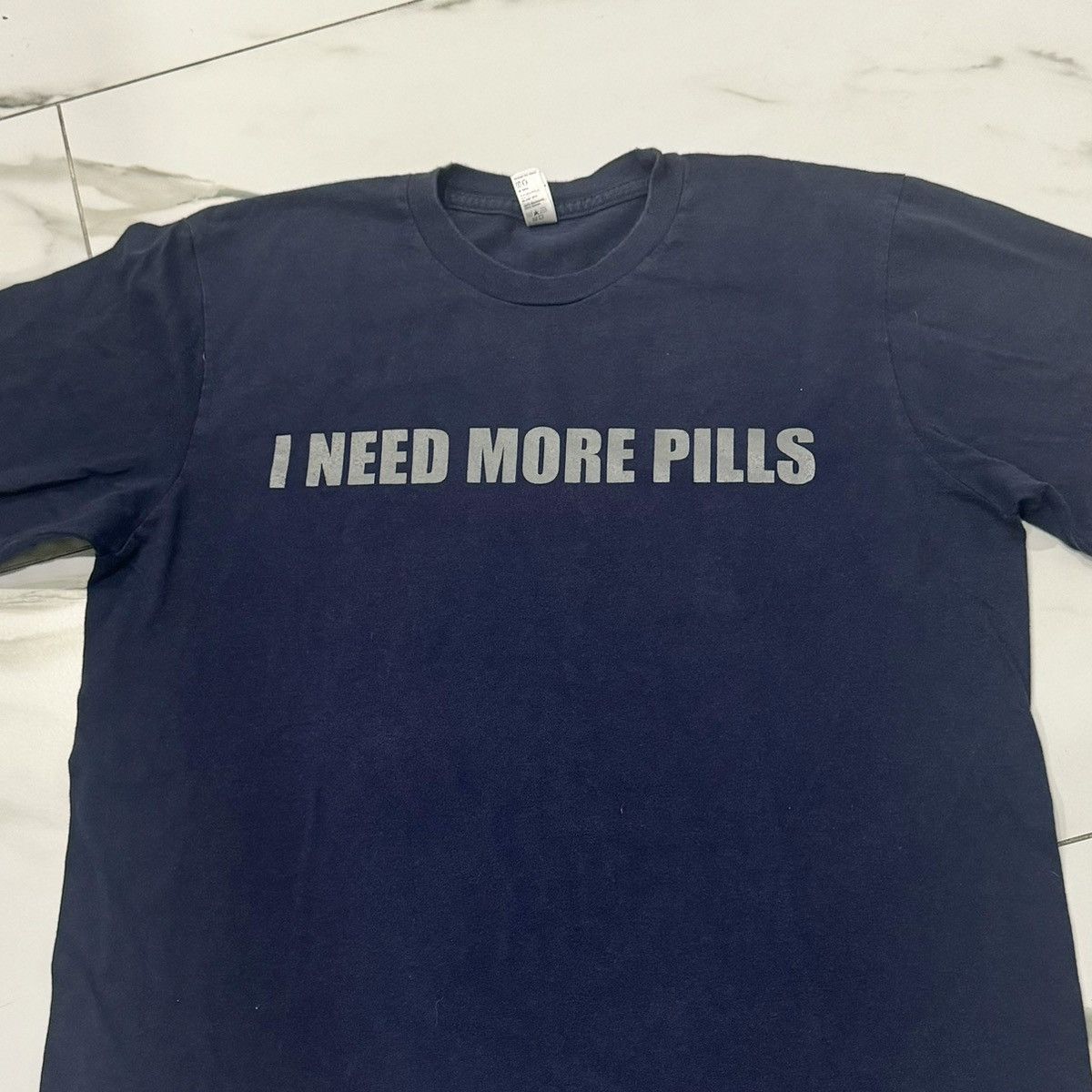 Vintage Y2K VINTAGE I NEED MORE PILLS HOUSE TEE! Size US M / EU 48-50 / 2 - 4 Thumbnail