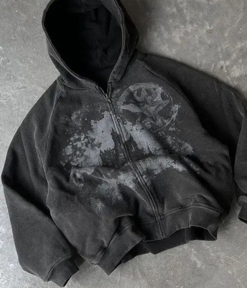 Other Y2K Oversized Gothic Printed Hoodies Size US M / EU 48-50 / 2 - 2 Thumbnail