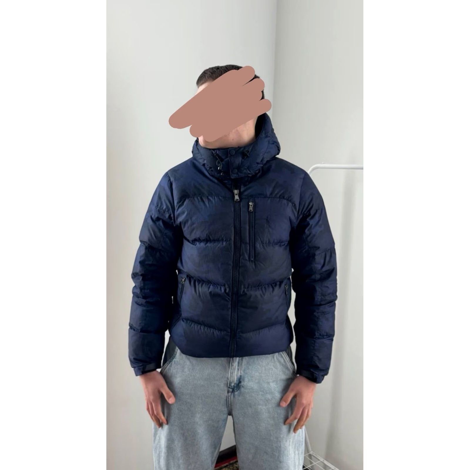 Polo Ralph Lauren VINTAGE Polo Ralph Lauren Performance Navy Blue Down Puffer Jacket M Men Camouflage Nylon 90s City Designer Streetwear Winter Full Zip Pockets Size US M / EU 48-50 / 2 - 2 Thumbnail