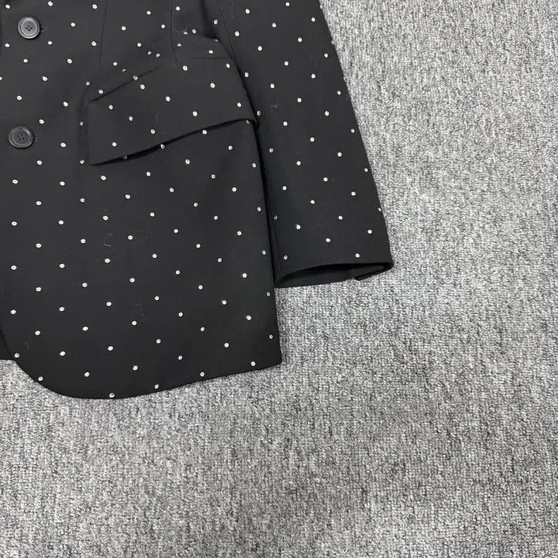 Balenciaga Balenciaga Black Sequined Waterdrop Blazer Size XS / US 0-2 / IT 36-38 - 3 Thumbnail