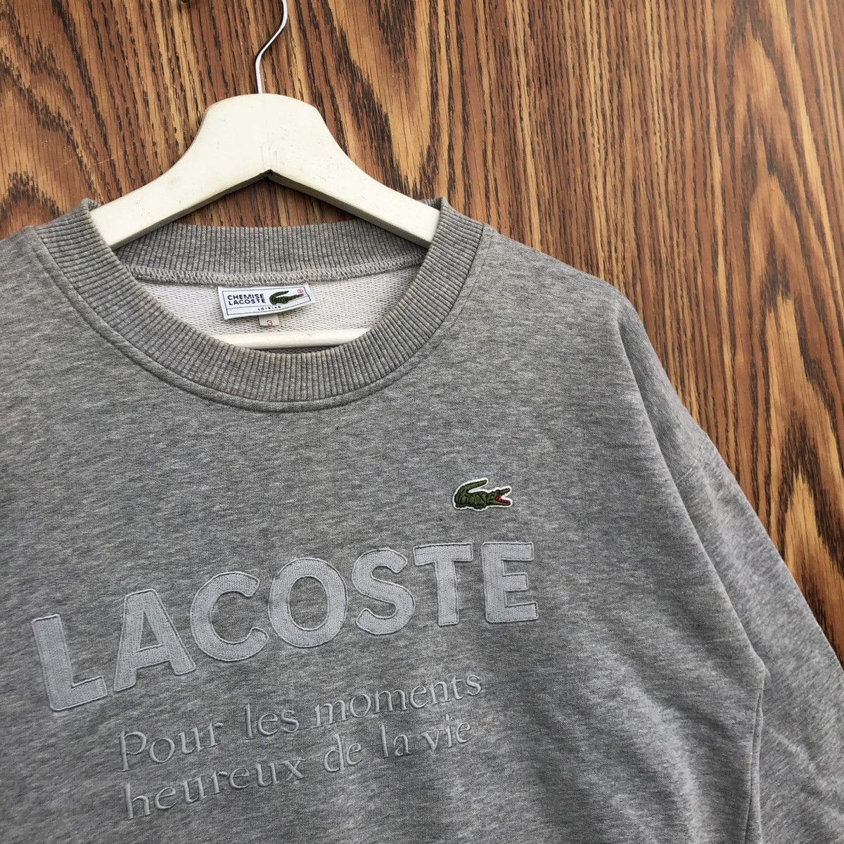 Lacoste Vintage Lacoste Embroidered Sweatshirt Pullover Crewneck Size US M / EU 48-50 / 2 - 6 Thumbnail