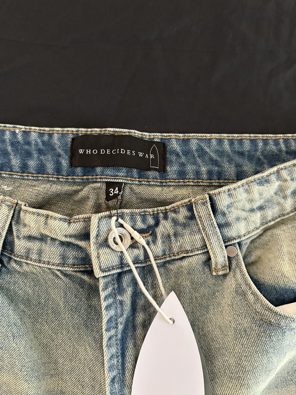 Who Decides War Who Decides War Blown Patchwork Jeans Size US 34 / EU 50 - 8 Thumbnail