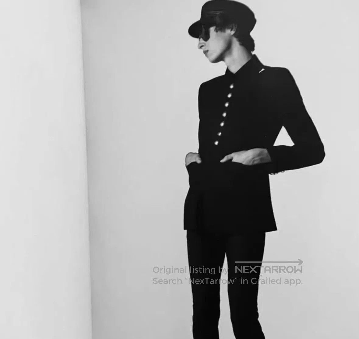 Hedi Slimane Saint Laurent 2016 Gold Button Mao Suit. Size US M / EU 48-50 / 2 - 8 Thumbnail