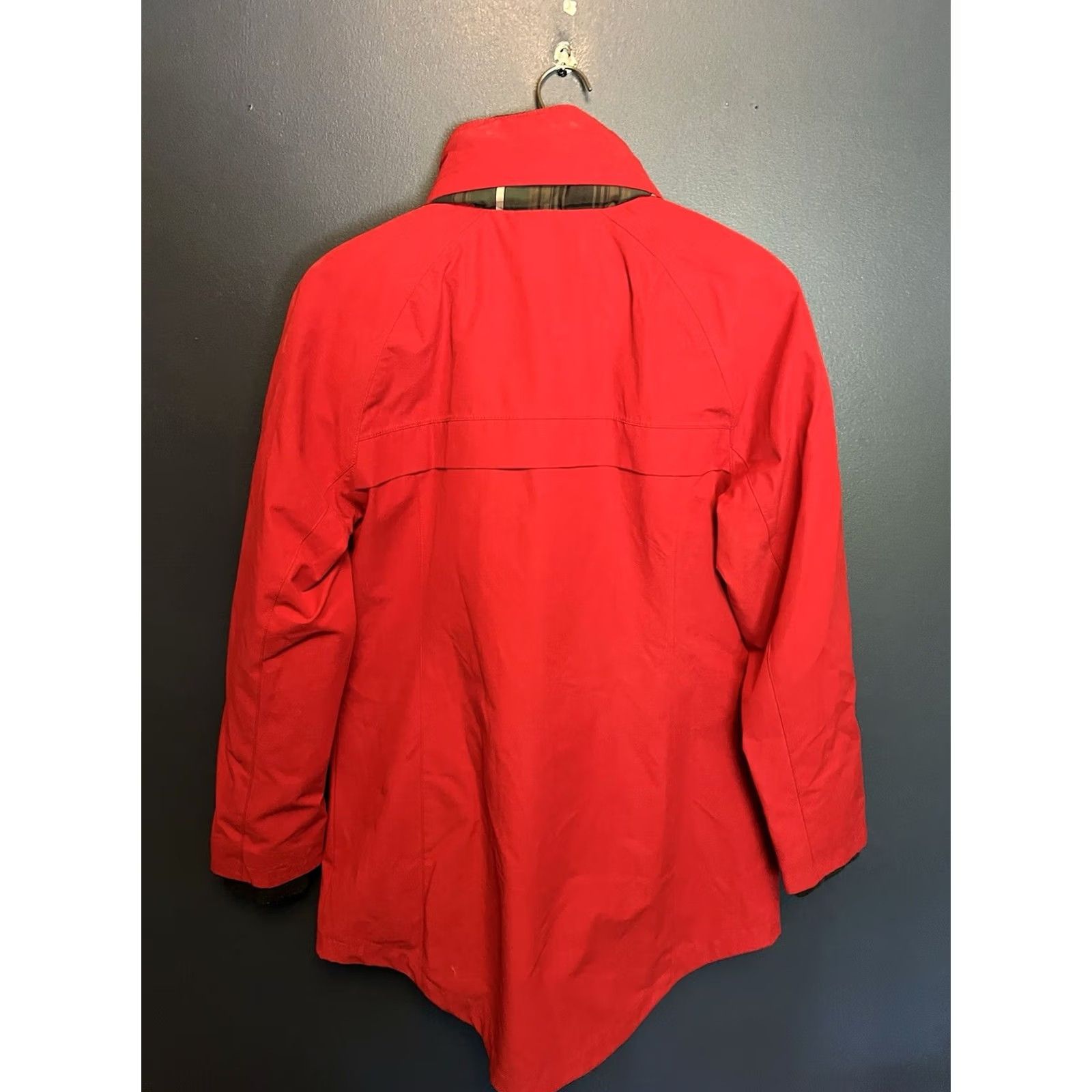 Pendleton VINTAGE Pendleton Women’s Jacket Plaid Rain Coat Lined Red S, Regular, Ladies Small, 31in, 19in Pit to Pit Size S / US 4 / IT 40 - 4 Thumbnail