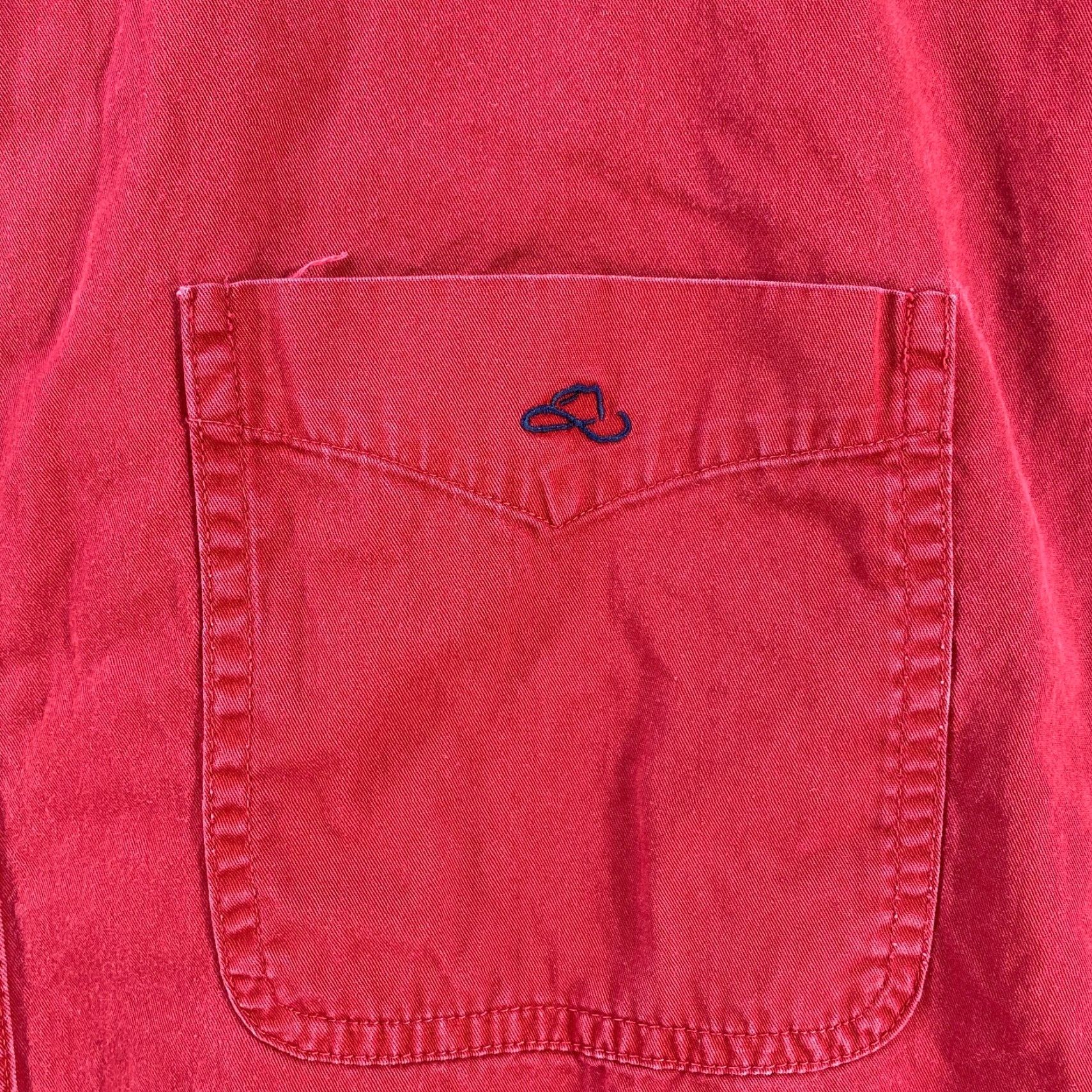 Vintage Resistol Rodeo Gear Long Sleeve Button Up Red Shirt Mens XL 100% Cotton Size US XL / EU 56 / 4 - 4 Thumbnail