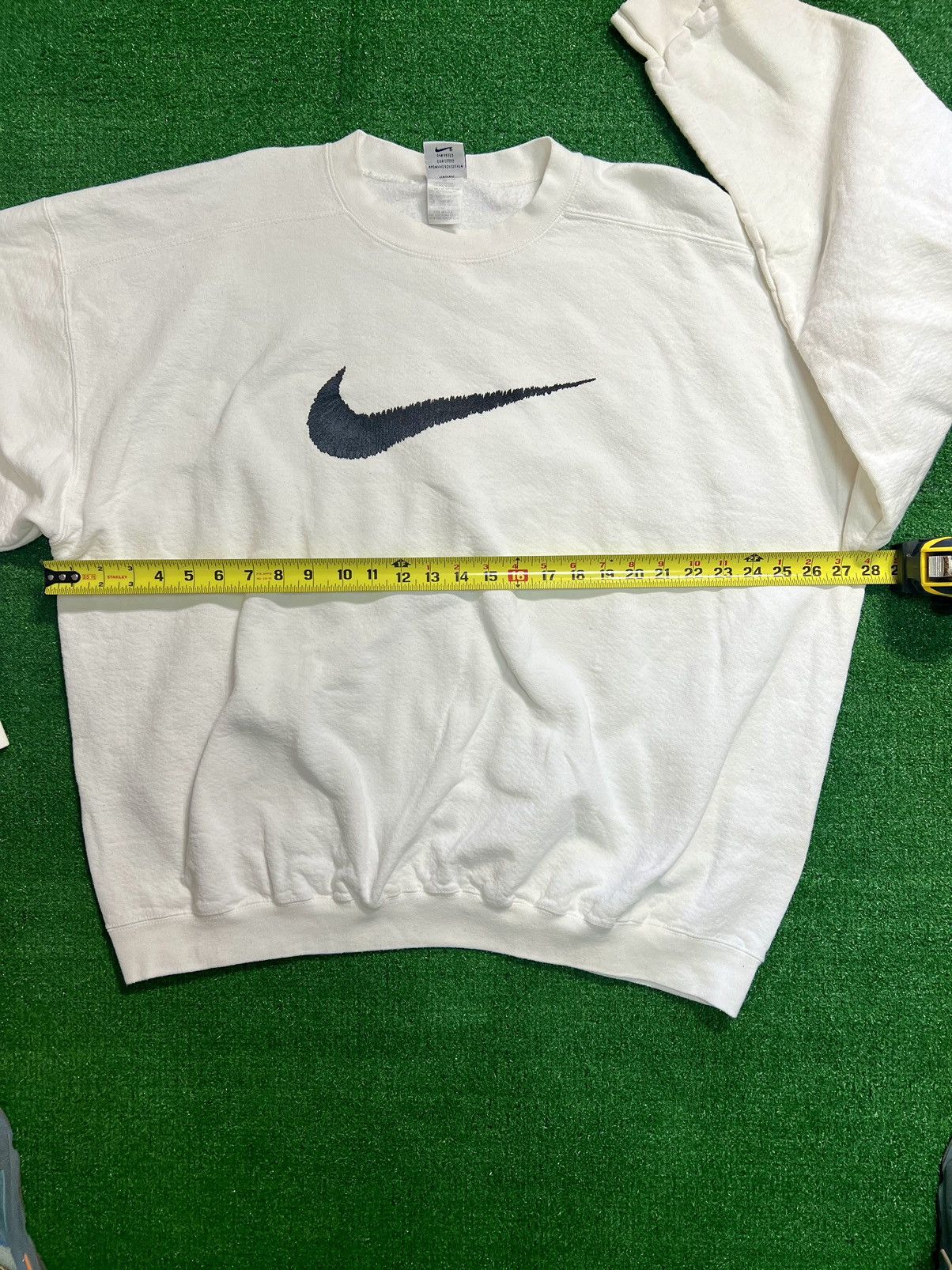 Nike × Vintage MADE IN USA - Vintage White Crewneck - RARE - XXL Size US XXL / EU 58 / 5 - 10 Thumbnail