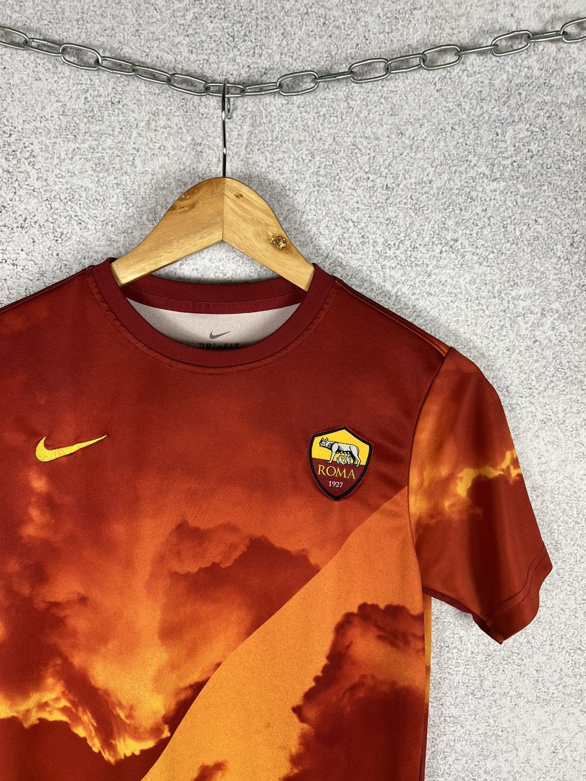 Nike Nike FC Roma Blokecore Soccer Jersey Shirt Size US S / EU 44-46 / 1 - 2 Thumbnail