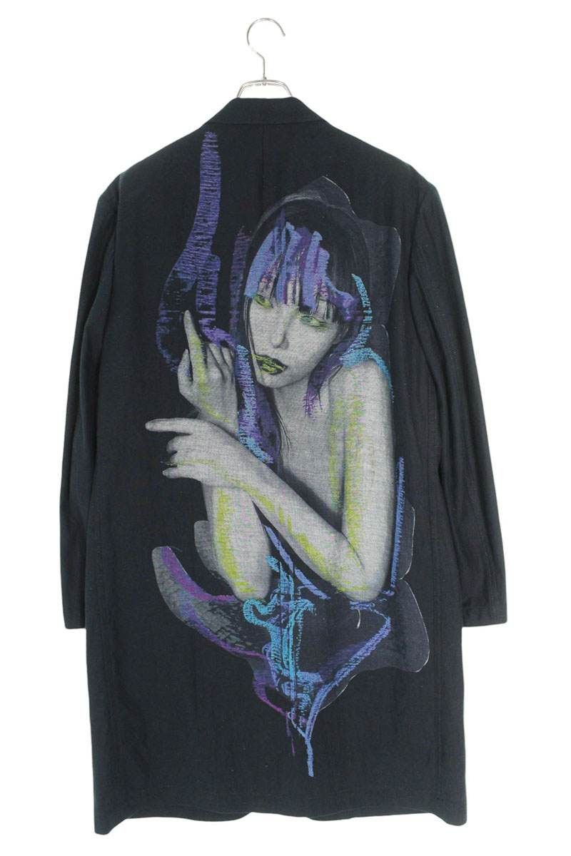 Yohji Yamamoto YOHJI YAMAMOTO POUR HOMME 24AW PRINTED 5B JKT Size US L / EU 52-54 / 3 - 2 Thumbnail