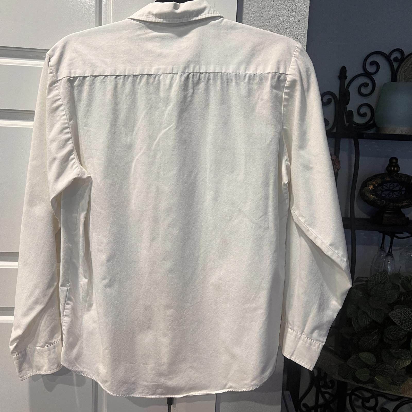 Review Reniew Woman’s White Dress Shirt, Long Sleeve Size XXL / US 16-18 / IT 52-54 - 2 Thumbnail