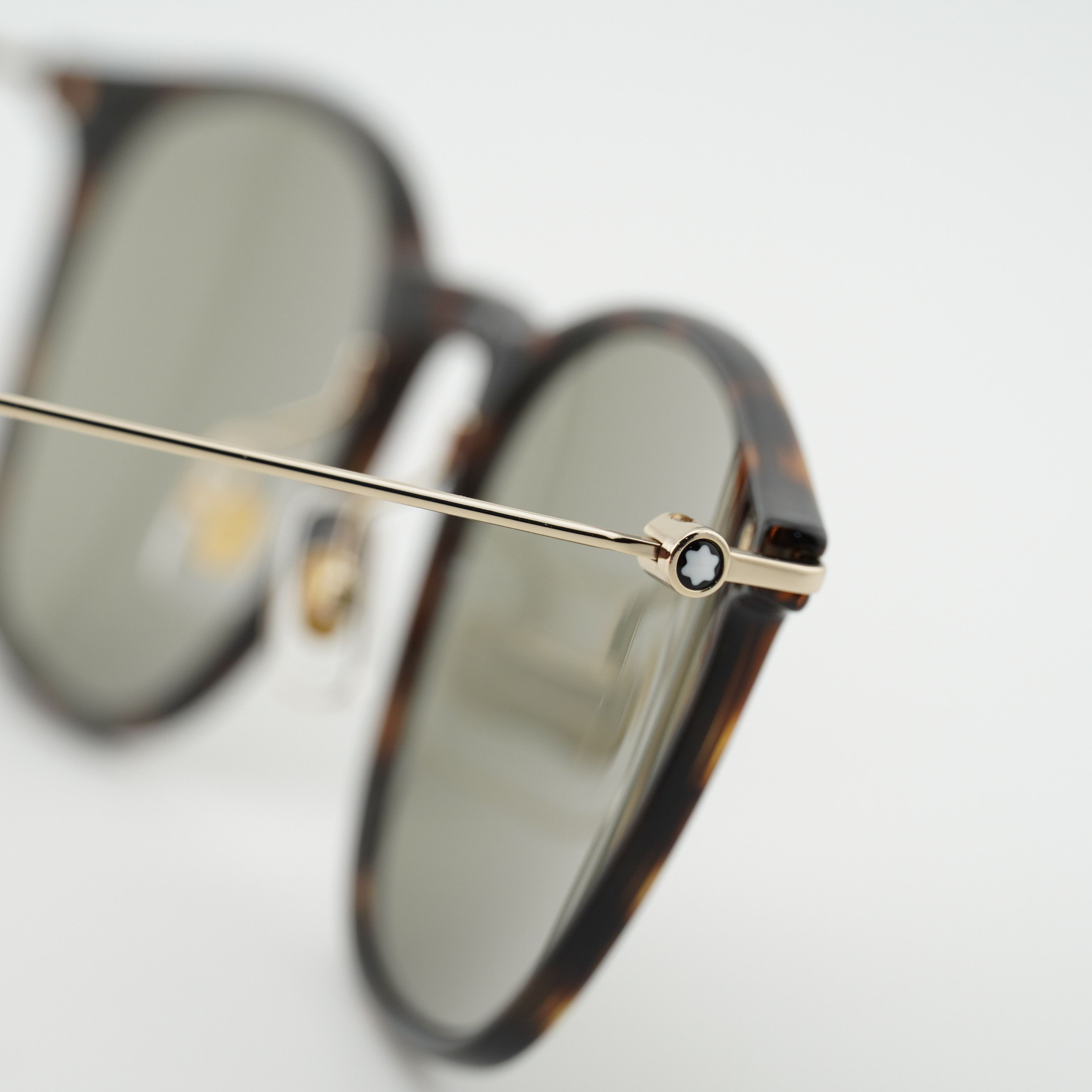 Montblanc Montblanc MB0098S 012 Sunglasses Havana/Gold Square Frame Size ONE SIZE - 5 Thumbnail