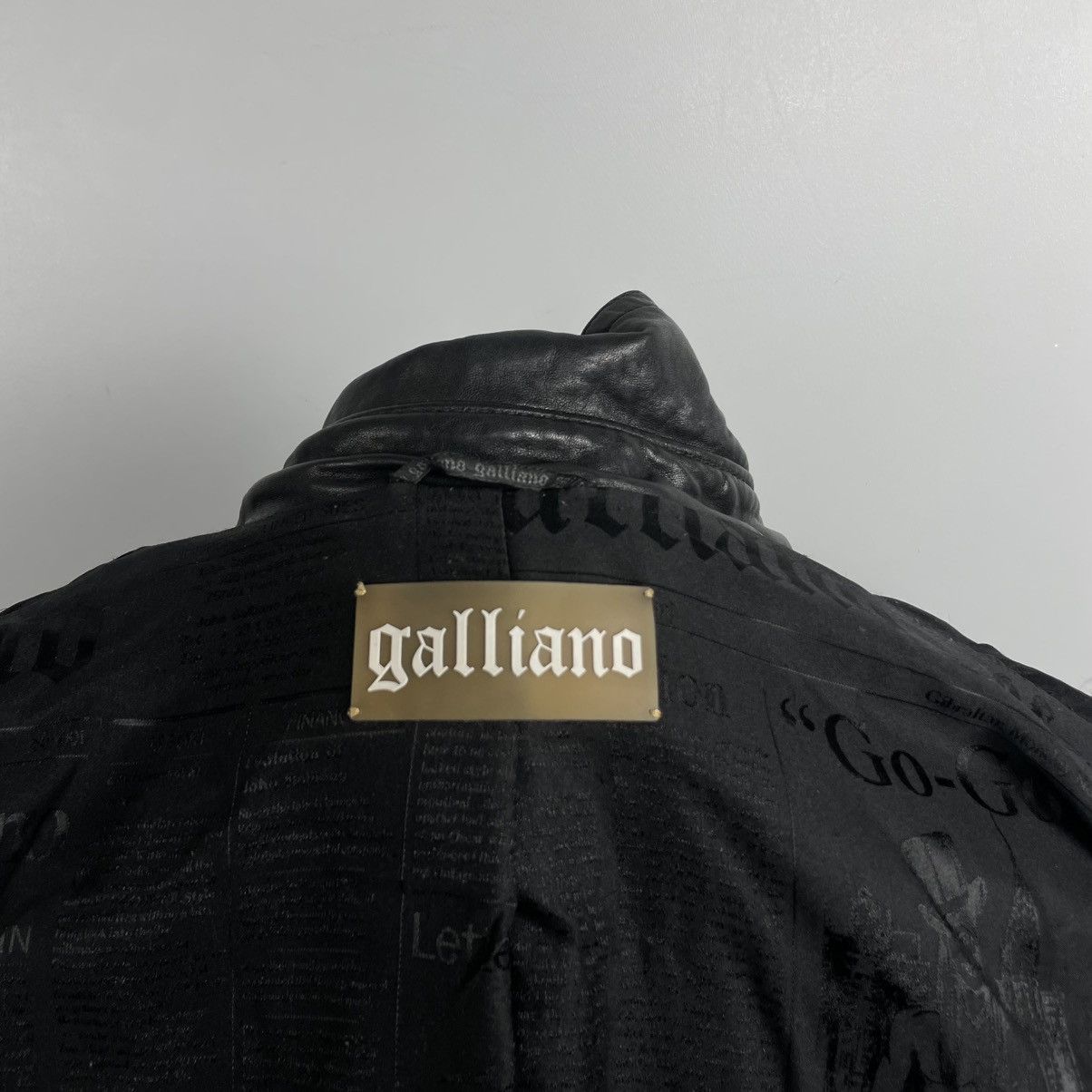 John Galliano John Galliano Women’s Leather Jacket Avantgarde y2k Size M / US 6-8 / IT 42-44 - 11 Thumbnail