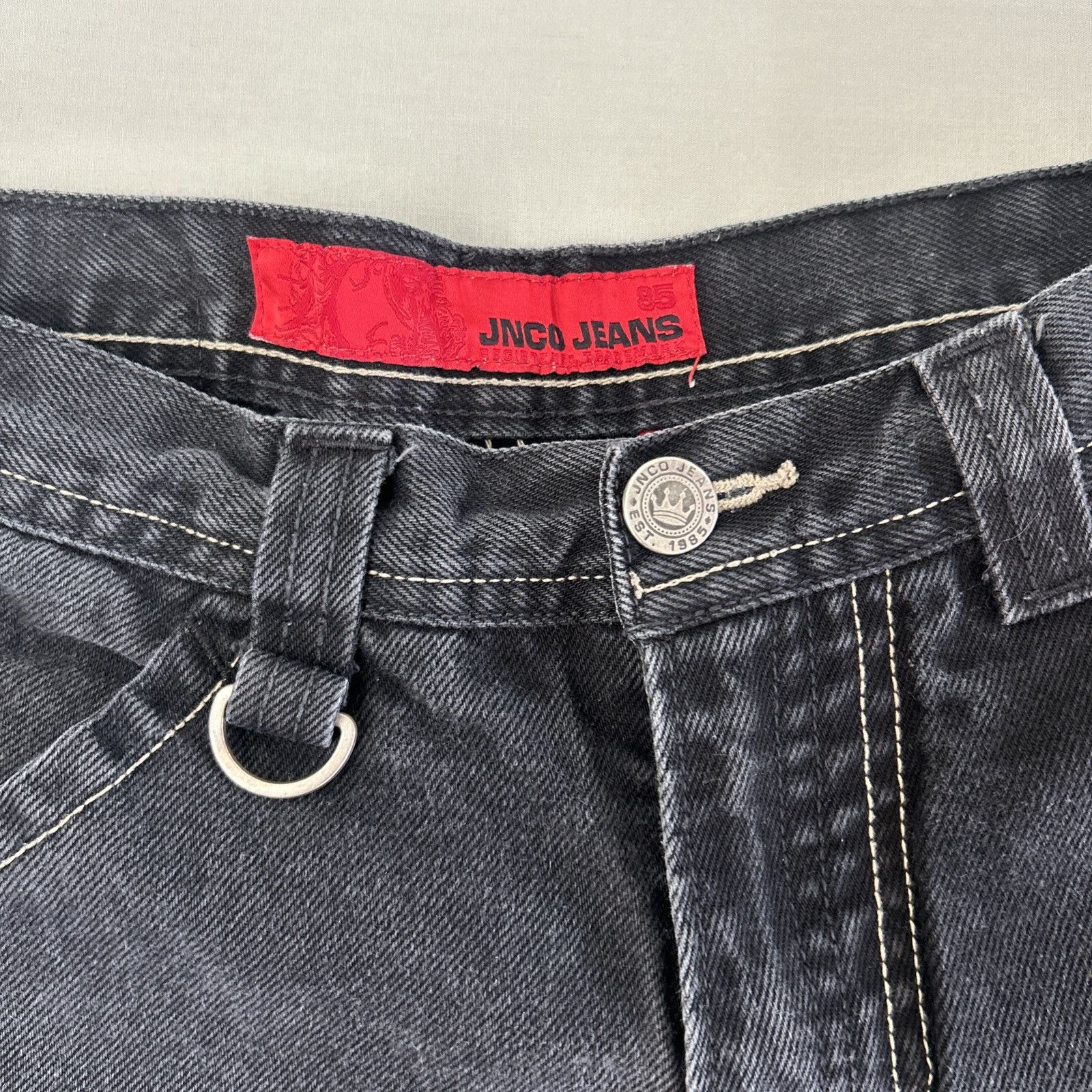 JNCO VTG JNCO Embroidered Crown Royal Jeans 29x28 Womens Size 18 Size 40" / US 18 - 6 Thumbnail